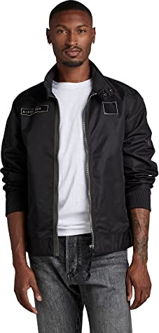 G-Star Para Hombre Chaqueta Harrington, Negro (dk black D22896-C143-6484), M