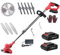 HYQHYX corded lawnmower Cordless Lawn Mower with Battery Charger 24V2000mAh Electric Lawn Mower Telescopic Handle Cordless Trimmer