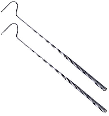 Sosoport 2stücke Schlangengreifhaken Reptiliengreifhaken Schlangenhaken Reptilienhaken Reptilienfangwerkzeug Tragbare Fanggeräte Mit Verlängerung Für Schlangen Und Andere Reptilien