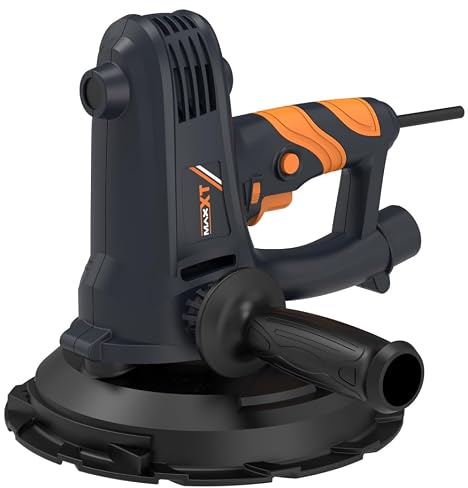 MAXXT Lijadora manual para yeso, velocidad variable 1500-2700RPM, 750W, lijadora eléctrica para paredes, aspiración ajustable
