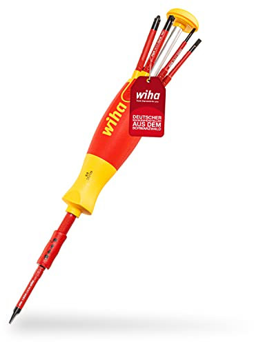 Wiha - Destornillador con cargador LiftUp electric 2831-09021 LiftUp electric; Schlitz, PH, SL/PZ 6tlg