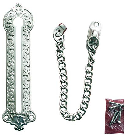 Graf von Gerlitzen Antik Messing Nickel Tür Kette Türkette Sicherheitskette Sicherheitsbeschlag DSQ1N