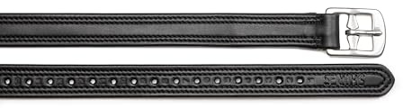 Shires Easy Care Non Stretch Stirrup Leathers - 54 Black