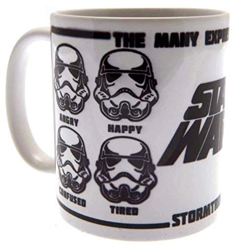 Star Wars MG24950 Coffee Expressions of a Stormtrooper Mug, Ceramic, Multi-Colour, 315 ml