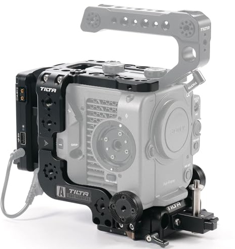 Tilta Cage d'appareil Photo Compatible avec Sony FX6 Advanced Kit V-Mount Video Making System ES-T20-B-V