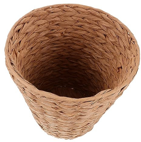 Cabilock Panier De Rangement Papier Tressé Bac Décoratif Multifonctionnel Pour Maison Et Bureau Pour Organiser Jouets Fruits Et Déchets
