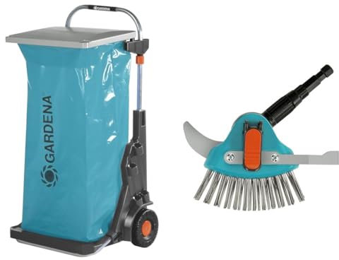 Gardena Gartenmobil: Vielseitiger Transportwagen für den Garten & combisystem-3in1 Fugenreiniger