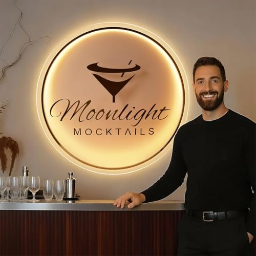 Enseigne Au Néon Avec Logo Personnalisé, Enseigne Au Néon Pour Décoration Murale, Enseigne Lumineuse Au Néons Avec Logo D'Entreprise Pour Bar, Magasin