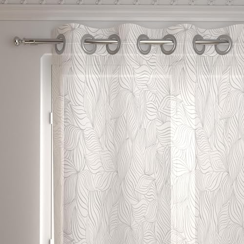 Soleil d'ocre, Tenda trasparente con occhielli 135x250 cm LOUANE
