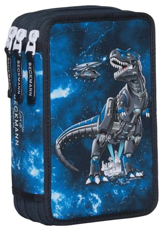 BECKMANN 3-Fold Pencil Case Tech Rex