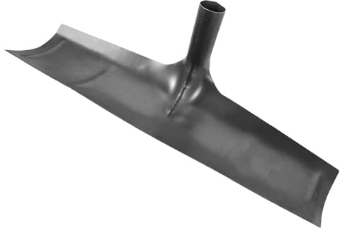 HEMOTON Raschietto per Pulizia in Acciaio al Manganese 50 Cm, Pala Multifunzione per Letame da Fattoria, Attrezzo Manuale per Pulizia Stalle Bovini e Pollame, Utensile Resistente