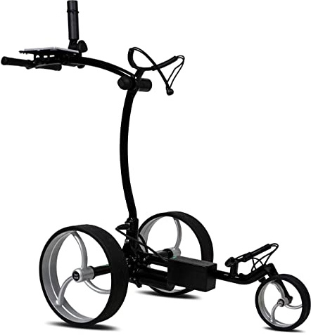 tour-made RT-610S Chariot de Golf électrique I Frein de Descente I Nombreux Accessoires I Batterie au Lithium 27-36 Trous I Chariot 3 Roues Pliable I Qualité Allemande