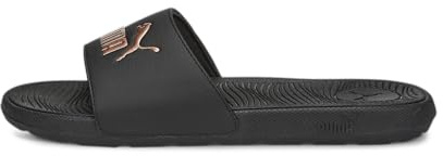 Puma Cool Cat 2.0 Wns Slide Sandalen für Damen, Puma Schwarz-Roségold, 8 UK