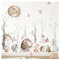 DEKO KINDERZIMMER Wandsticker XXL Waldtiere mit Baum Wandtattoo für Babyzimmer Wandaufkleber Kinderzimmer Wanddeko DK1117-04