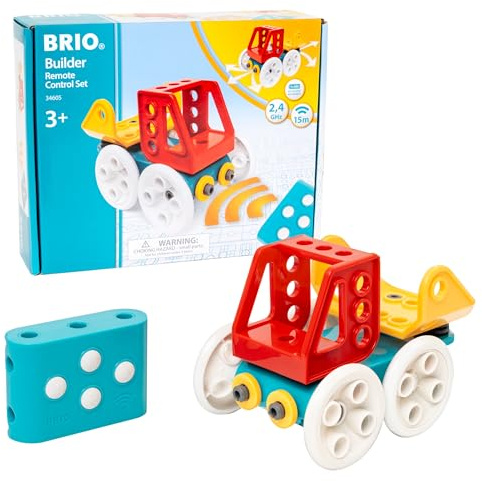 BRIO Builder - 34605 Builder Remote Control Set | Educational Construction Toy for Kids Aged 3 Years Up