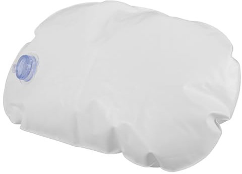 Ipetboom Cojín Inflable para Asiento De Bañera Ventosas, Tamaño Mediano, PVC Duradero, Asiento Rellenable para SPA y Piscina, Antideslizante para Baño Casa y Terapia De Hidroterapia