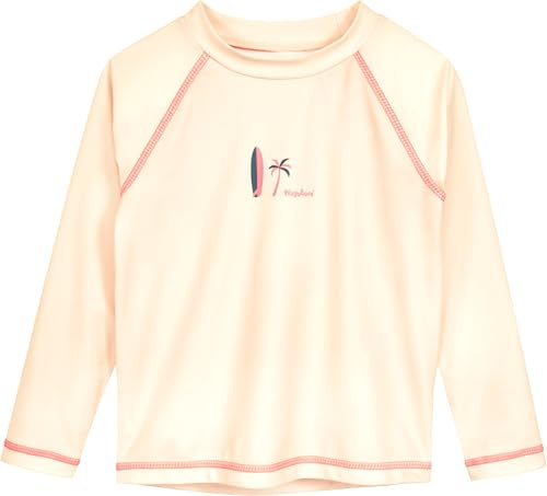 Playshoes Langarmshirt Rash Guard T-shirt, Ecru Lång Surfbräda, 122-128 Unisex-Barn och Pojkar