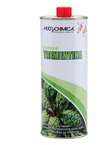 Multichimica Essenza di Trementina 1lt di origine vegetale diluente solvente pulitore