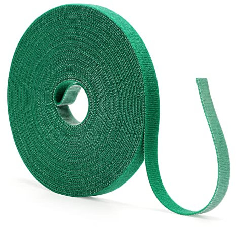 KINGLAKE 10M Attaches de Jardin pour Plantes, 12mm Liens de Plantes Bande de Fixation Réutilisable,Attache pour Plantes grimpantes