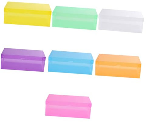 STOBAZA 7 Pz Scatole Di Cartone Per La Conservazione Scatole Di Immagazzinaggio Pieghevoli Organizzatore Di Scarpe Da Scaffale Per Armadio Plastica Sovraccoperta Uomini e Donne Scarpa