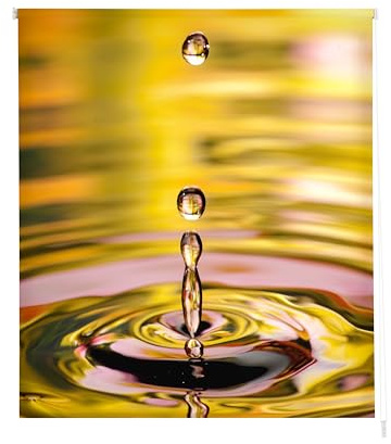 Estoralis | Zen | Modernes Design-Rollo | Digital bedruckter Stoff | Z-4519 Mehrfarbig | 130 x 180 cm. (Breite/Höhe) Stoffgröße 127 x 175 cm. | Rollos für Fenster und Türen