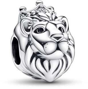TCZNAF Abalorios El Rey León Charms Colgante de Cuentas Compatible con Europeo Pulsera Collar Charms de Para Mujer