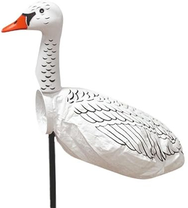 Windsack-Gans grau/weiß