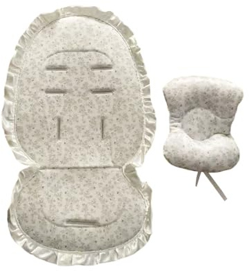 Cojín de asiento suave y cómodo para cochecitos de bebé, almohadilla de enfriamiento de seda de hielo para bebés, disfruta de la comodidad diaria