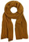 Faera klassischer Winterschal Strickschal für Damen und Herren Schal Winter Herbst Strick, Farbe:Braun