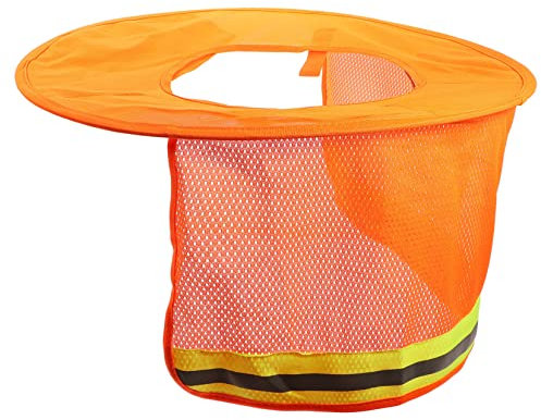 Mobestech Visera Solar Reflectante para Sombrero Duro Protector UV Transpirable para ConstruccióN Y Actividades Al Aire Libre Alta Visibilidad Y DiseñO Plegable