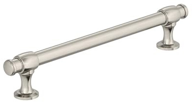 Amerock BP36771G10 Winsome Cabinet Pull, Satin Nickel, 6-5/16 inch (160mm) Center-to-Center