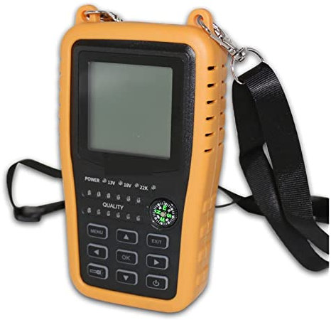 Buscador de satélites, SH-31HD DVB-S2 S2X T2 HD Digital Combo Buscador de satélite y medidor Satfinder Buscador de señal satelital, Cómodo de llevar(SH-200HD S S2 S2X)
