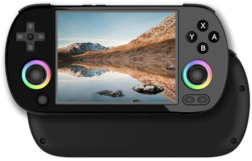 RG40XX-H Console Di Gioco Portatile Retrò, Schermo IPS Da 4,0 Pollici, Scheda TF Da 64GB, 5500 Giochi Con Wi-Fi Bluetooth HD E Console Di Gioco Portatile Con Uscita TV-Black||64G