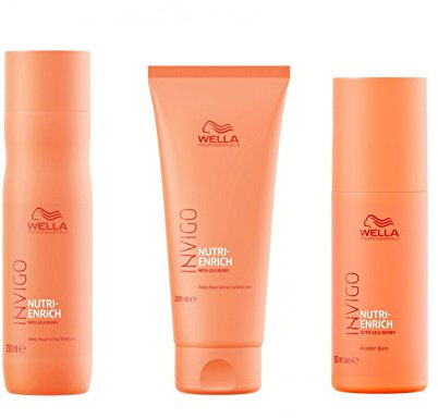 Wella INVIGO Nutri-Enrich Deep Nourishing Shampoo 250ml, Conditioner 200ml and Wonder Balm 150ml