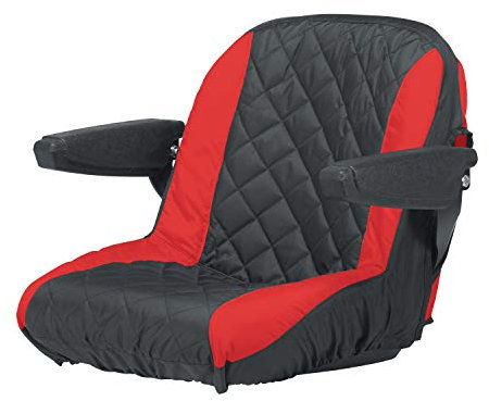 CRAFTSMAN Equitazione Lawn Mower Seat Cover,Medium, Nero/Rosso