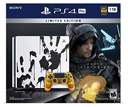 Sony PlayStation 4 Pro Storage Upgrade 1TB SSD Limited Edition Death Stranding Console + Controller + Game Bundle