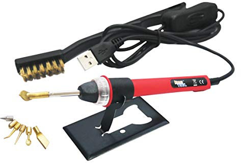 KINGTOOL 3D Kit Druck-Glättungswerkzeugsatz, 3D Drucken Modifizieren Schlichten Werkzeug, Reinigungsnadel, Scarper und USB Powered (Scarlett)