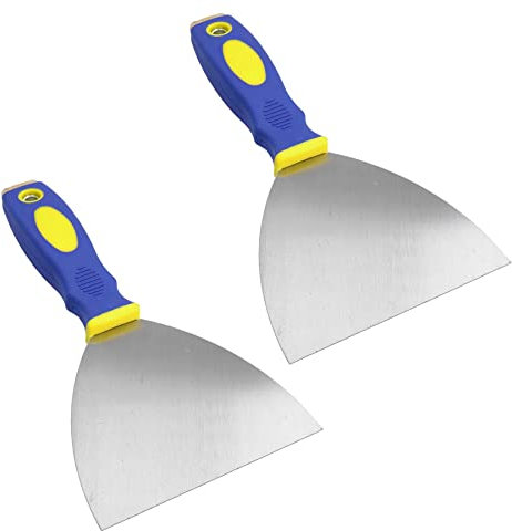 Removedor de raspador de agarre suave de 125 mm, para decoración de papel pintado, 2 unidades