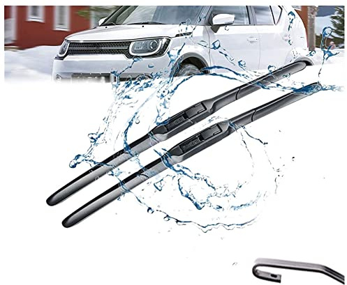 NINAI Escobillas de limpiaparabrisas Delanteras para Suzuki Ignis MF 2016-2021, Escobilla Limpiaparabrisas Ventana para Parabrisas de Coche de Repuesto