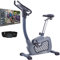 Skandika Wiry Ergometer Heimtrainer 11kg Schwungmasse 24 Trainingsprogramme 32 Widerstandsstufen Magnetbremssystem Bluetooth Kinomap App-Steuerung Transportrollen (grau)
