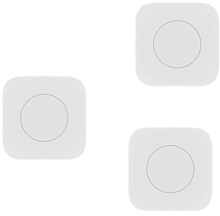 Lckiioy 3X Tuya Zigbee Interrupteur Sans une Touche Bouton-Poussoir ScèNe de ContrôLe TéLéCommande Intelligente Domotique