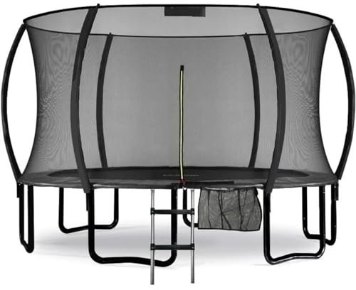 SRKATI Trampoline Accessories Trampolines 12 FT Pumpkin Outside Net,with Enclosure Net & Outdoor Big Trampoline Trampoline Repair Kit