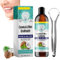 Oil Pulling,Coconut Pulling Oil,Enjuague Bucal con Aceite de Coco,100ml Aceite de Coco con Raspador de Lengua, Enjuague Bucal Con Aceite Blanqueador,para Blanquear los Dientes,Aliento Fresco