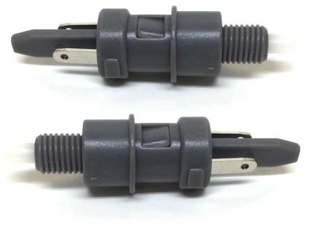 2 x bromsljusbrytare PVC – bromsljuskontakt lämplig för MBK Nitro 50, Yamaha Aerox | M6-gänga, 43 mm längd
