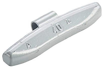 PERFECT EQUIPMENT 50x Schlaggewichte Alu Felgen PKW Typ63 40g Silber | Wuchtgewichte Reifenwechsel Auswuchtgewichte Alu Ausgleichsgewicht