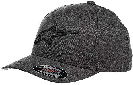 Alpinestars Ageless Curve - Unisex Baseball Cap, Kappe für Herren und Damen, Sportkappe rundum geschlossen, Charcoal/Heather, M