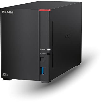 BUFFALO LinkStation 720 2-Bay 4TB Private Data Storage with Hard Drives Included - Network Storage/Media Server/File Server