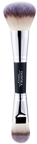 Powder Makeup Brush - Packing/Setting, Buffing, Blending, Sculpting. Suitable for use with Cream, Powder, Blush, Liquid, Bronzer and Mineral Foundation