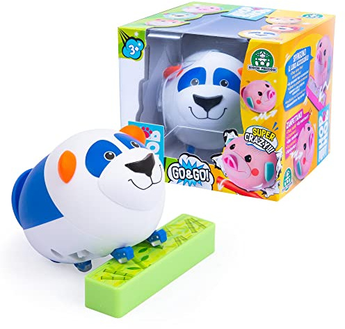 Giochi Preziosi Hop Hop Puppy - Go & Go Versione Panda Gli Hop Hop Puppy Corrono Girano, Ruotano Ma Tornano Sempre In Piedi, Per Bambini A Partire Dai 3 Anni, Hpu04400