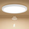 Birnetek® Plafoniera LED Soffitto con Sensore di Movimento, 18W 4000K Lampadario con Sensore Radar, 1800LM, 22cm per Corridoio, Scale, Garage